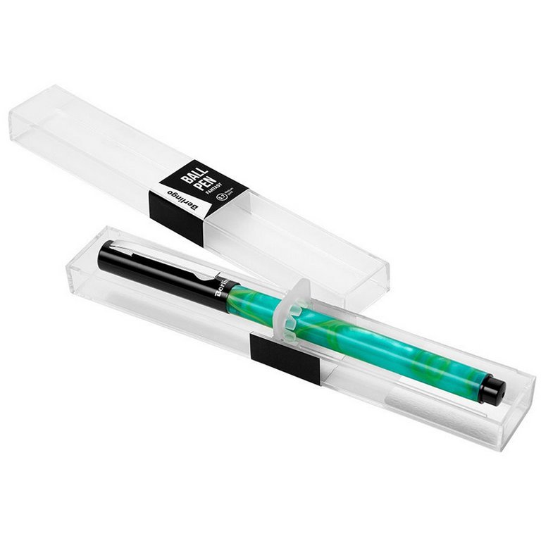 Ручка шариковая Berlingo "Fantasy" синяя, 0,7мм, корпус: бирюзовый акрил