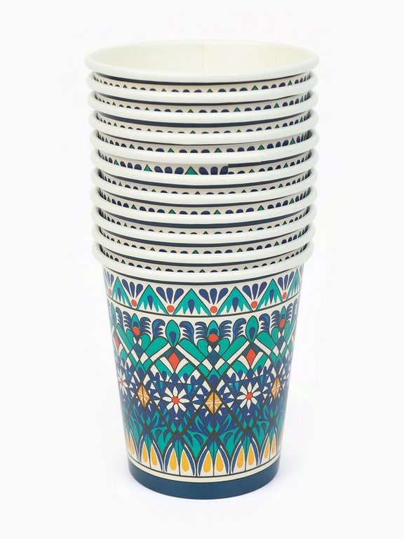 Набор одноразовой посуды картон на 12 персон "Узбекская"