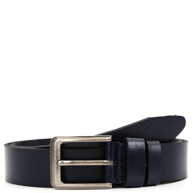 Ремень FABRETTI мужской, натуральная кожа, размер 130, синий