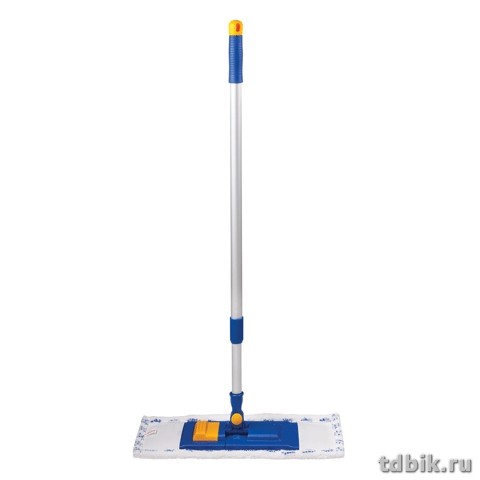Швабра ЛАЙМА (насадка из микрофибра/абразив, ручка 75-130см)