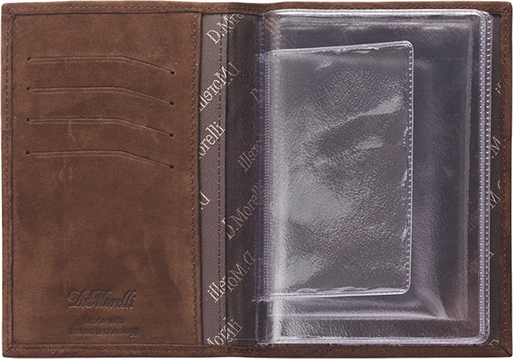Бумажник водителя D.Morelli "Тирамо-2", нат. кожа, горчичн.