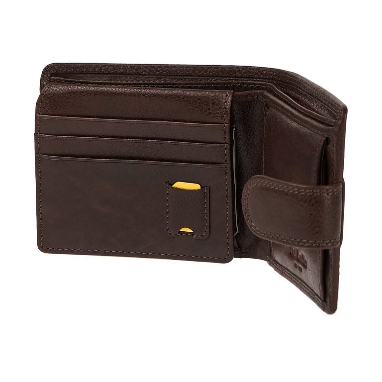 Портмоне Dr.Koffer 11*9,5 см нат. кожа, коричневый