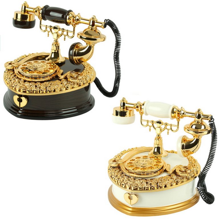 Шкатулка музыкальная "Телефон" 18,5х17х13 см