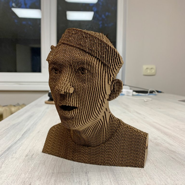 Сборная модель из гофрокартона "Юрий Никулин" h=18см, 146 дет., 6+, 5cult