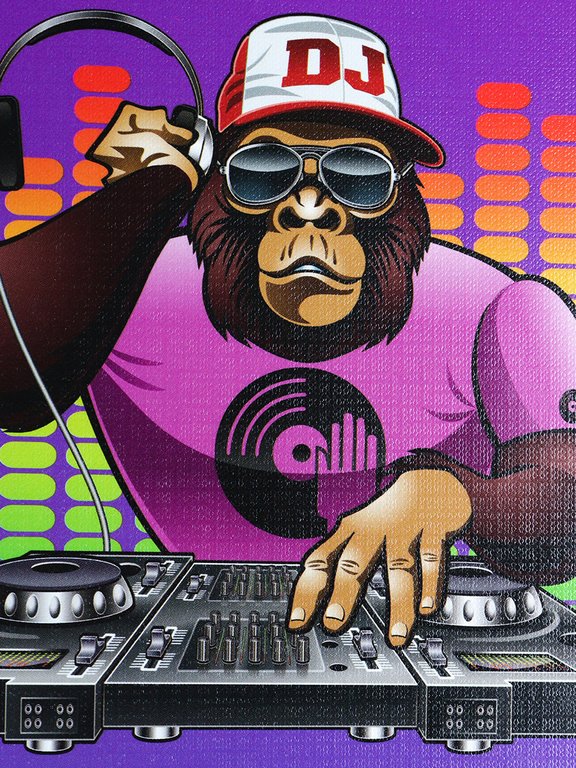 Дневник д/муз. школы на скрепке "ДИДЖЕЙ ПРИМАТ" 48л.