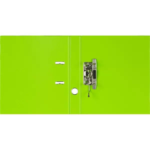 Папка-регистратор А4 70мм Bantex пл. карман на торце, в пленке ПВХ лайм