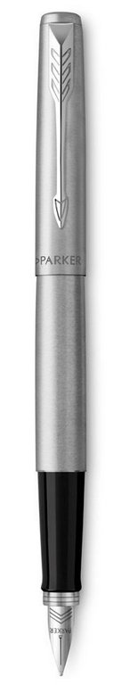 Набор подарочный Parker "Jotter Stainless Stee" (ручка шарик. 1мм и ручка перьев 1мм, корп. серебро)