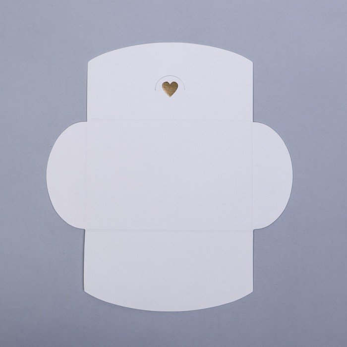 Конверт (для подарочного сертификата) с тиснением белый