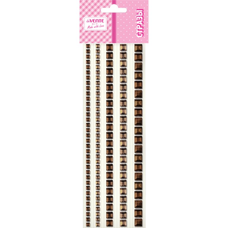 Стразы самоклеящиеся "DIY Jewelry Inspiration" deVENTE цв. шоколадного опала