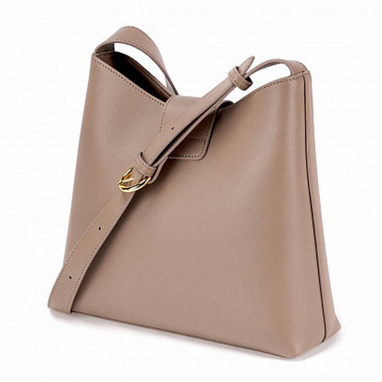 Сумка женская Jane's Story бежевая, нат. кожа