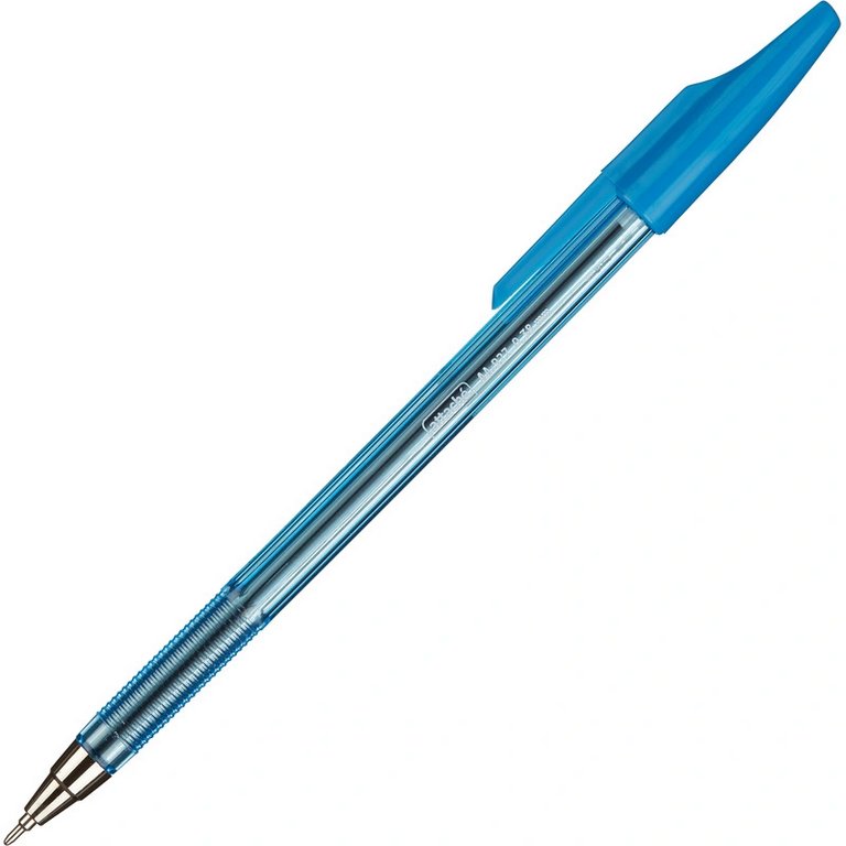 Ручка шариковая Attache "AA-927" 0,5 мм синяя (ст. 142мм, линия 0.38 мм) игольч.