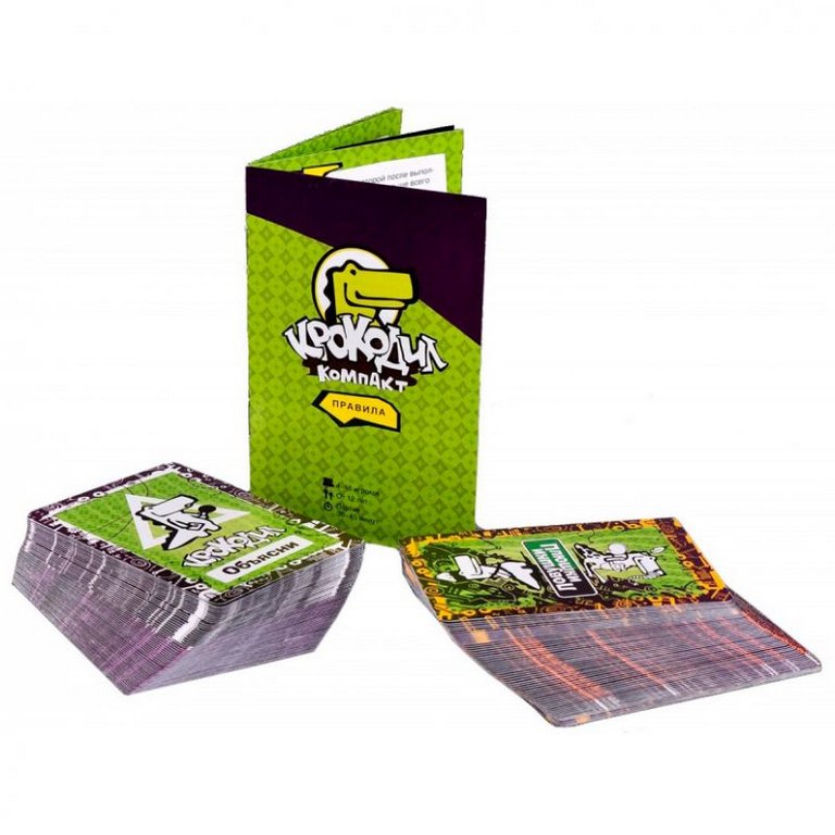 Игра настольная  12+ с карточками "Крокодил ВсякоРазный" (4-16 игроков, 30-45 мин) Magellan