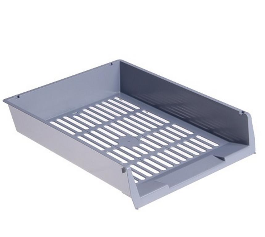 Лоток горизонтальный Attache ЛТ293АЕ сетчатый серый