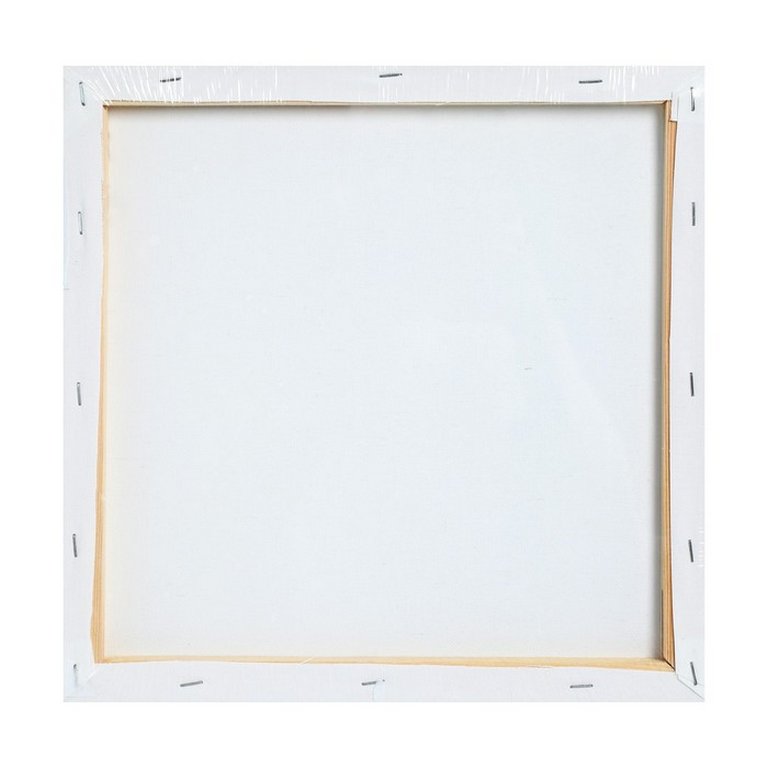 Холст грунтованный на подрамнике 20*20 см мелкое зерно (100% хлопок, 280 г/м) Calligrata