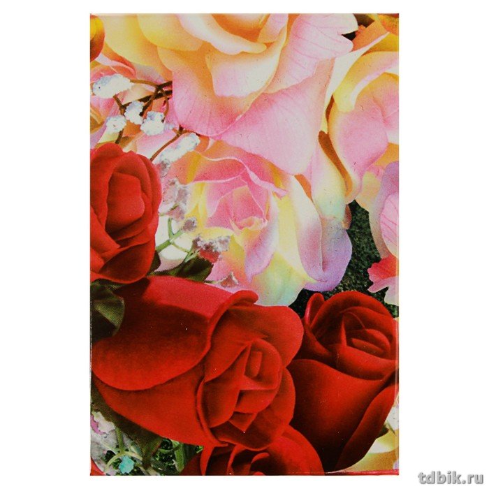 Блокнот А5  70л., 120*180 мм, ламинированный "Дорожки из роз"