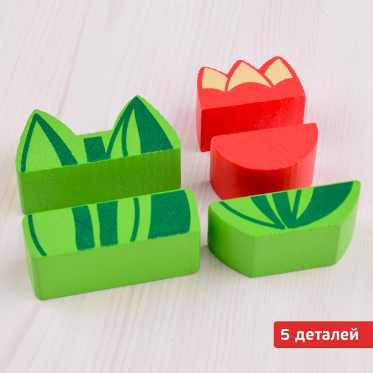 Пирамидка безосевая "Тюльпан" (дерево) ТОМИК