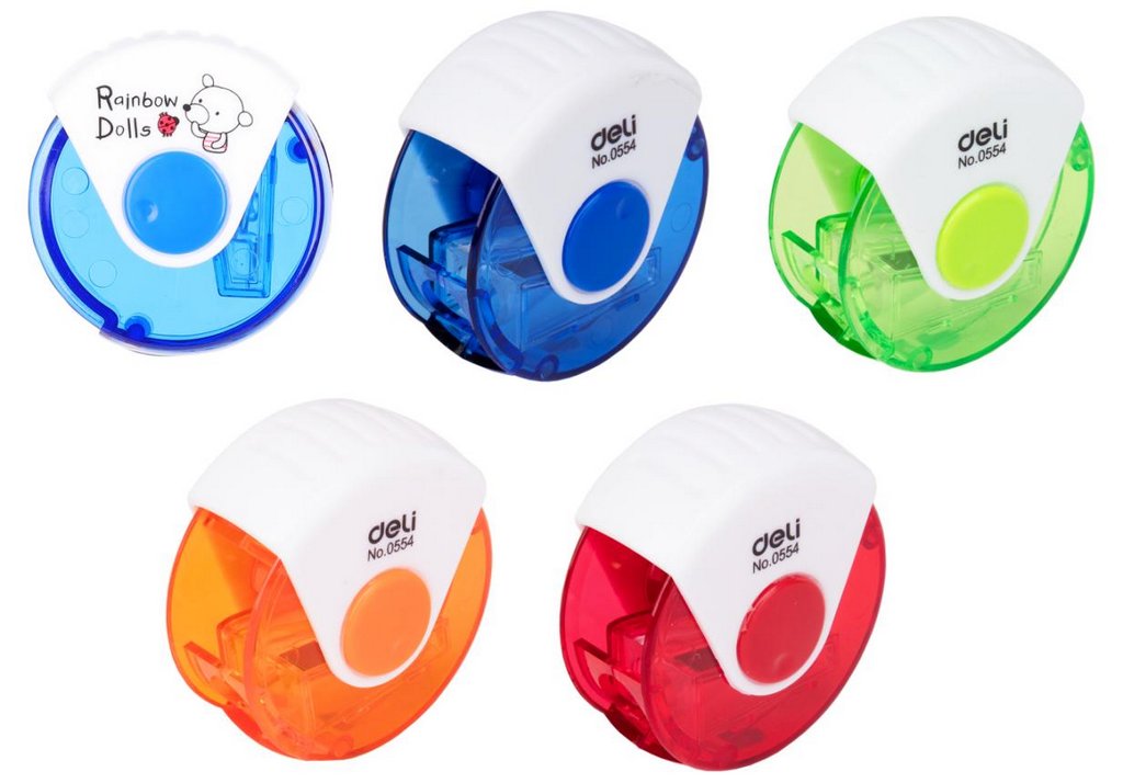 Точилка с контейнером Deli