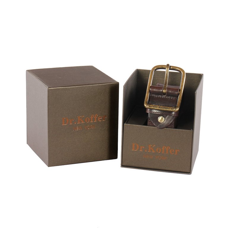 Ремень Dr.Koffer мужской нат. кожа, коричневый