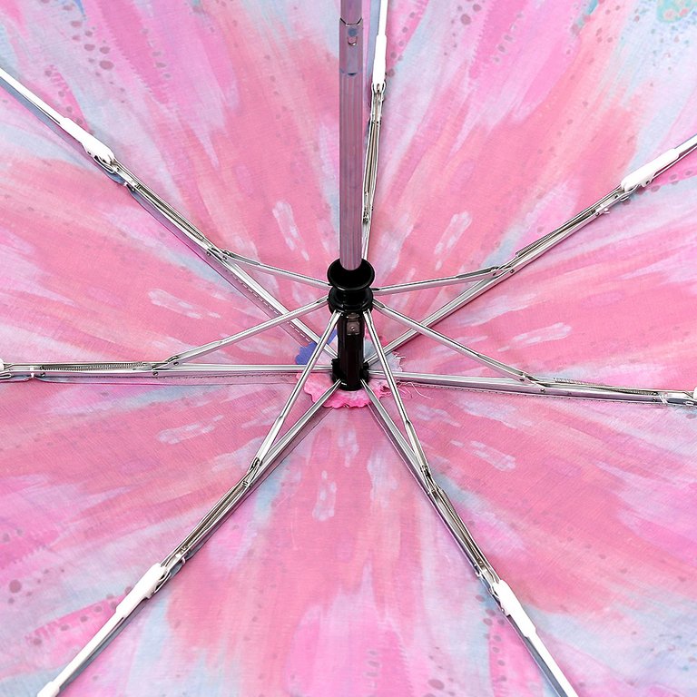 Зонт женский суперавтомат Fabretti, мини , 3 сложения, эпонж