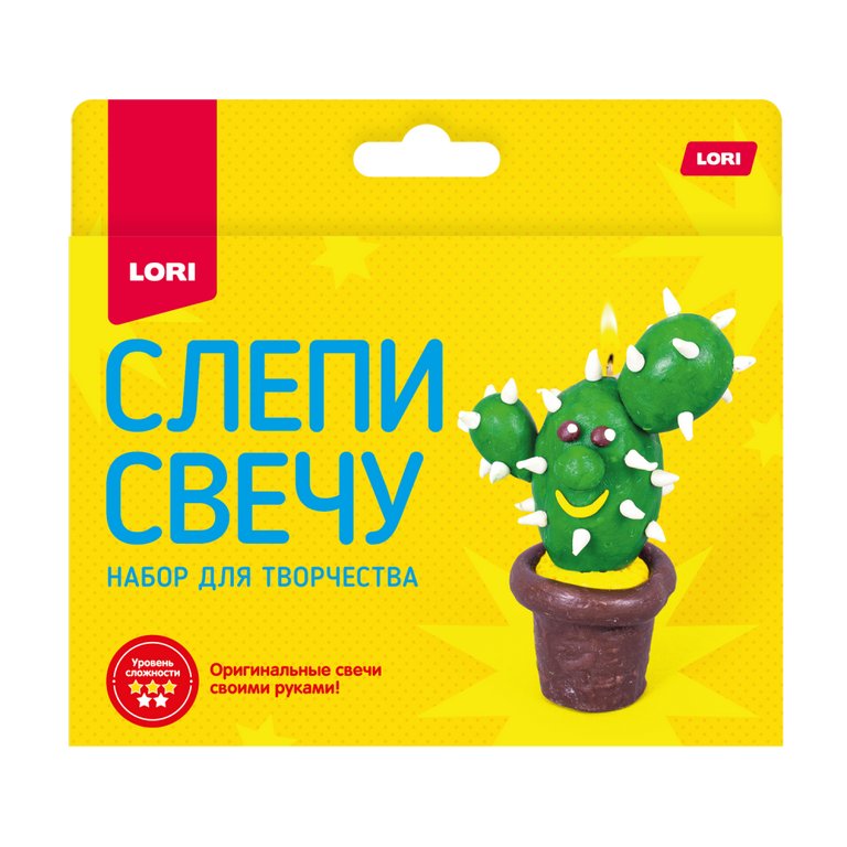Набор для изготовления свечей восковых "Кактус" Lori