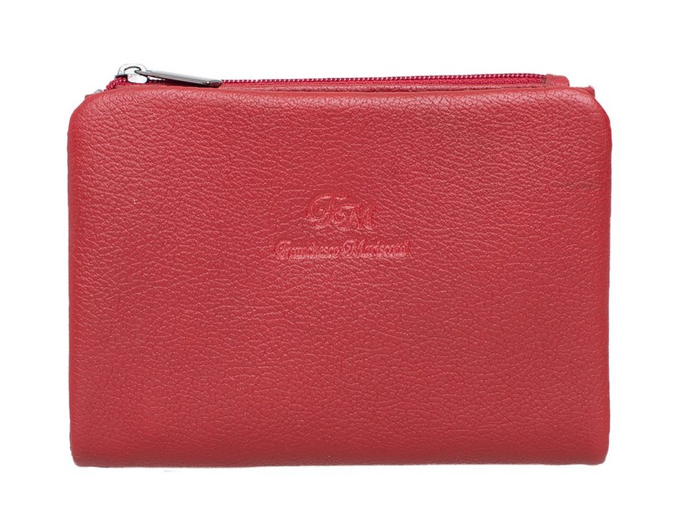 Портмоне Franchesco Mariscotti нат. кожа, , гранат