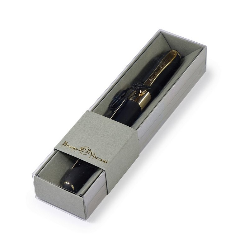 Ручка шариковая Bruno Visconti "Monaco" в футляре (картон), черный корпус