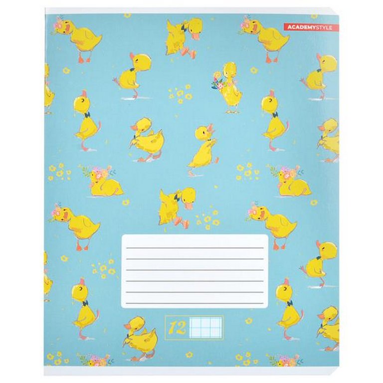 Тетрадь 12 лист кл. А5 "Забавные утята"