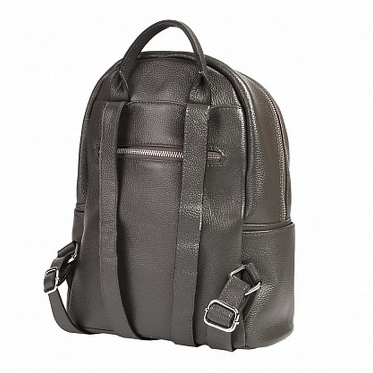 Рюкзак женский Jane's Story серый, нат.кожа