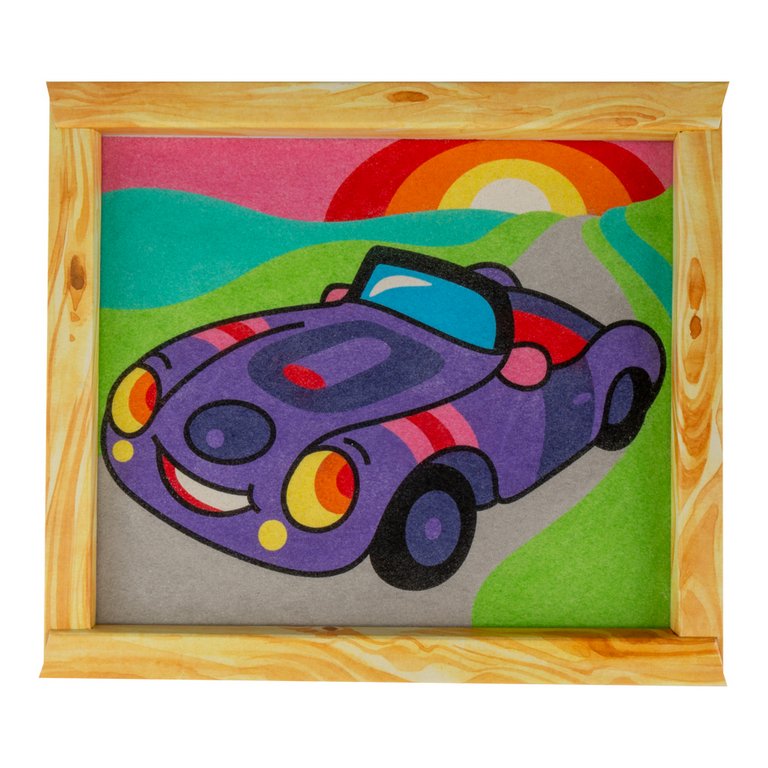 Фреска. Картина из песка 4+ "Машинка" Lori