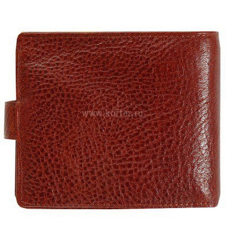 Портмоне Dr.Koffer 12*10,5см, нат. кожа, коньяк