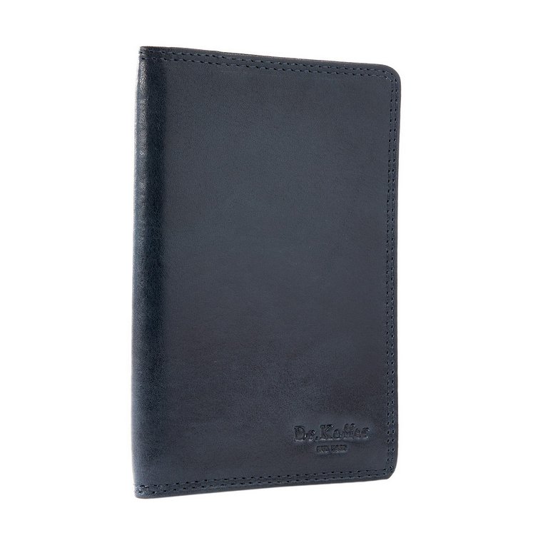 Обложка для паспорта Dr.Koffer нат. кожа, синий