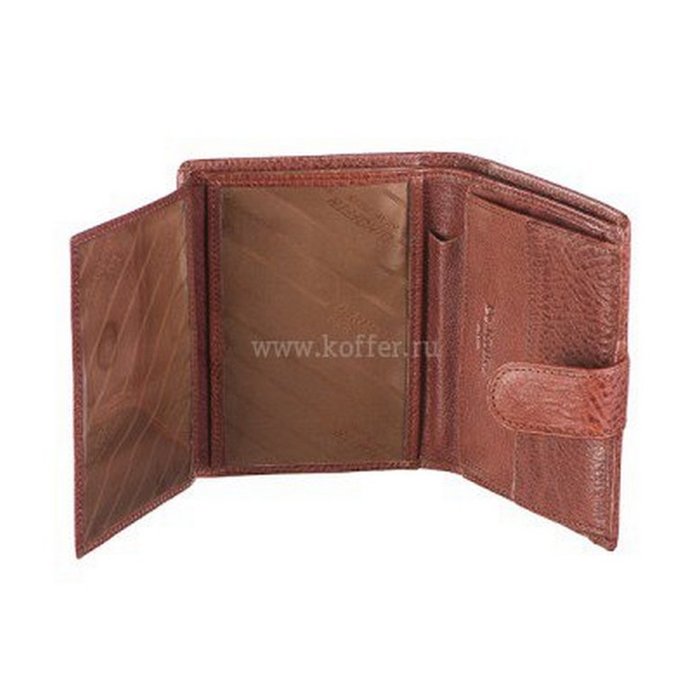 Портмоне Dr.Koffer с отдел. для вод.прав и ручкой (кожа), коньяк