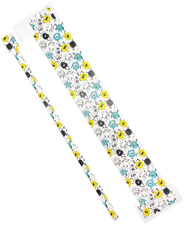 Закладка-ляссе самоклеящаяся 12х376 мм, 6 шт/уп, "Пришельцы" ДПС