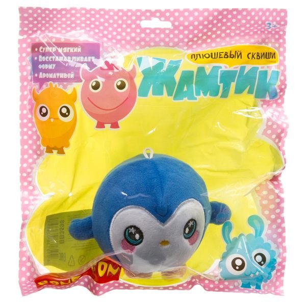 Сквиш плюшевый "Пингвин" Bondibon