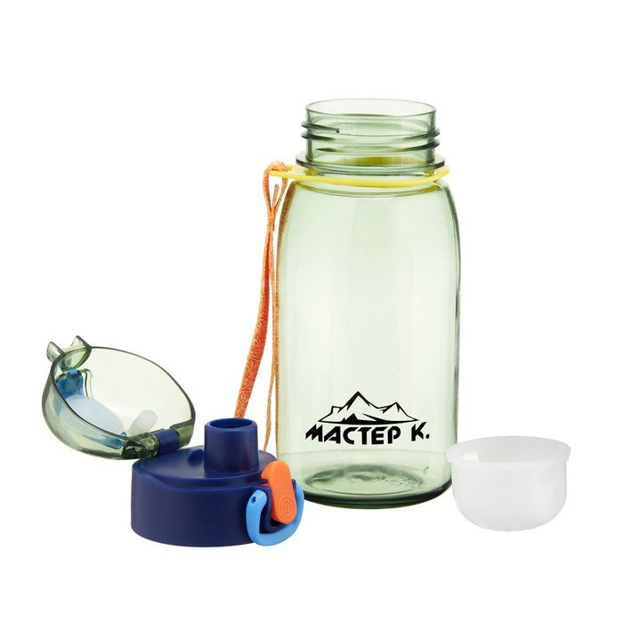 Бутылка пластиковая  400мл "Мастер К" зеленая