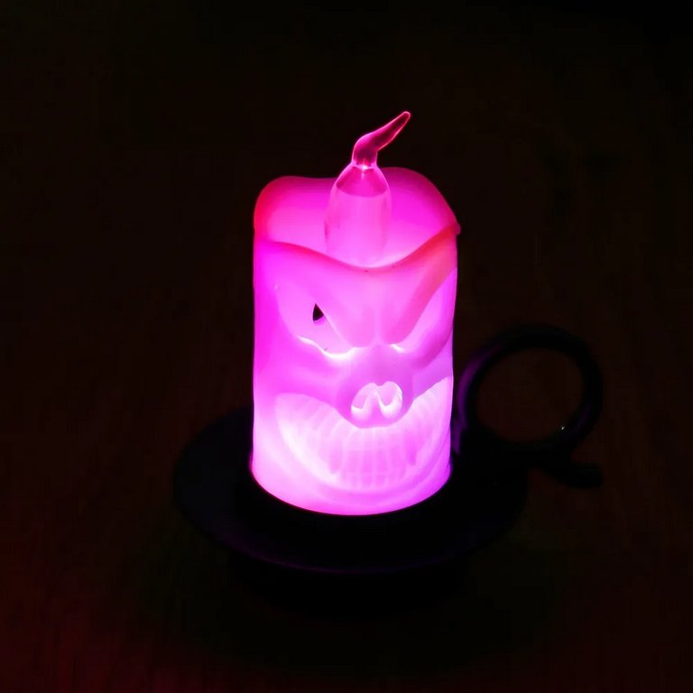 Свеча LED "Хэллоуин" микс  6см