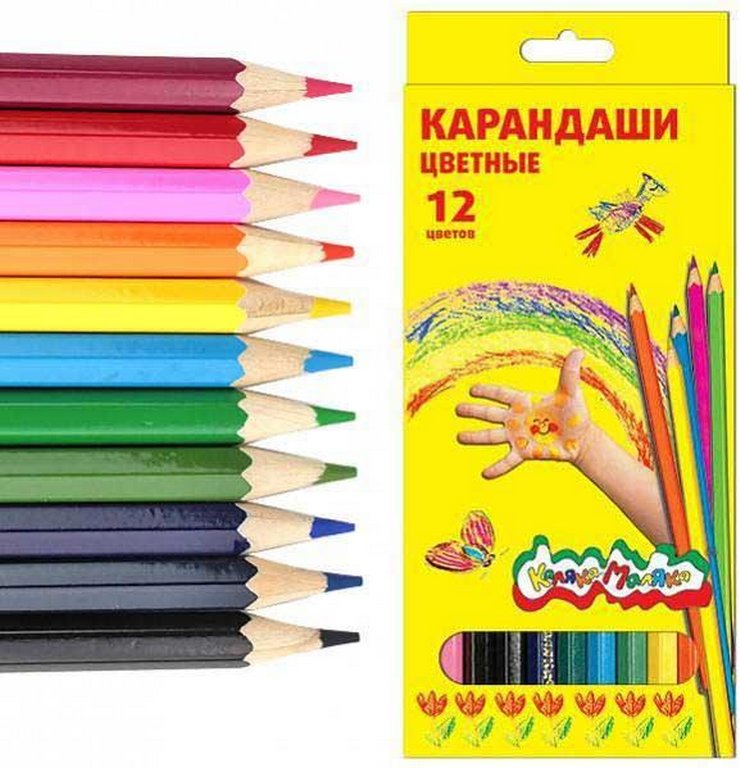 Набор карандашей  12 цв. Каляка-Маляка