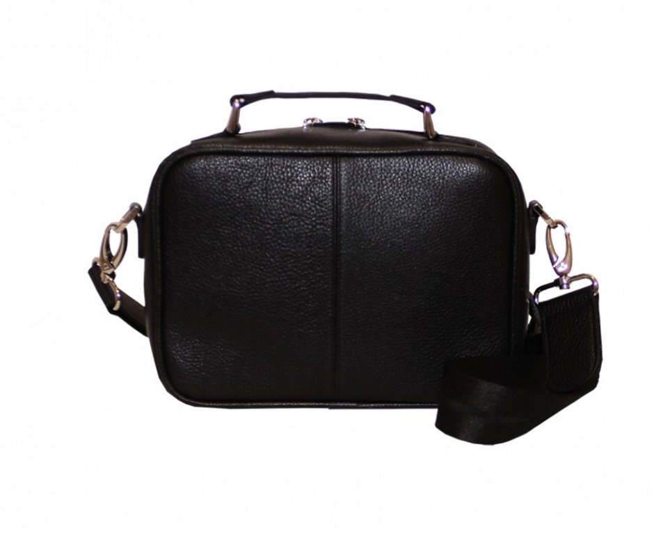 Сумка женская  D.Morelli, нат. кожа, черная