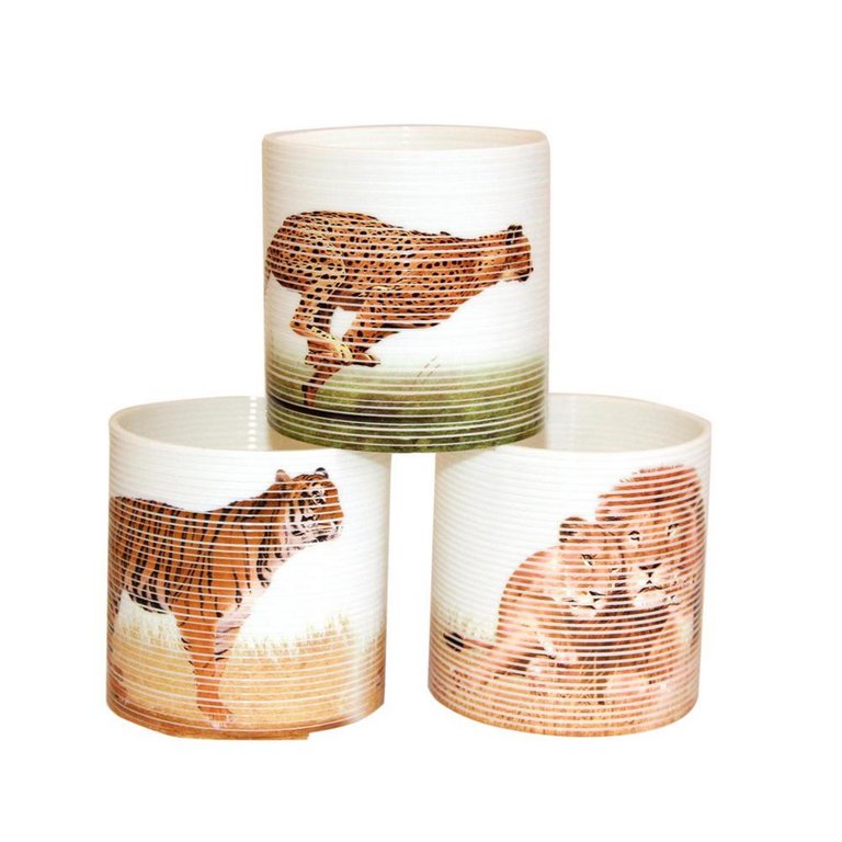 Игрушка Пружинка " Животный мир ", цвета Радуга