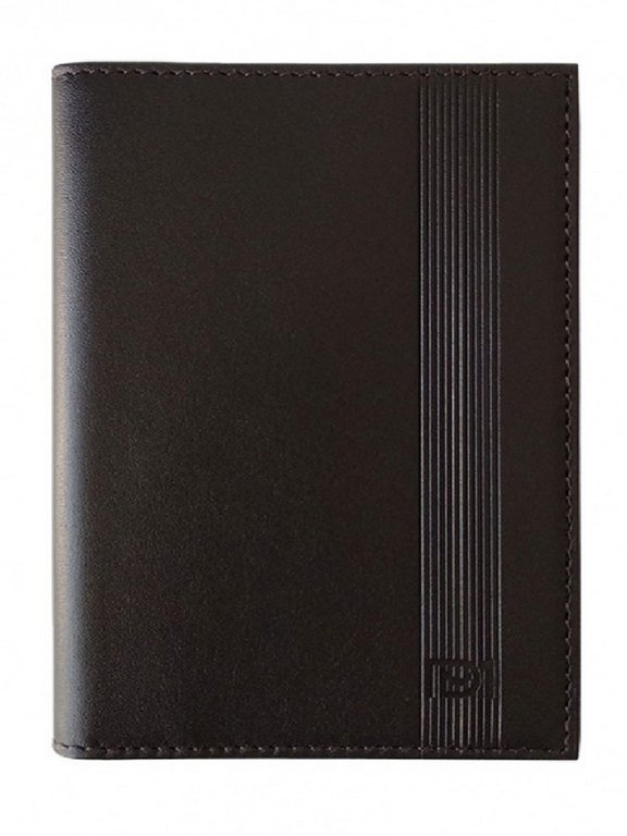 Обложка для паспорта D.Morelli "Данте" нат. кожа, коричневая