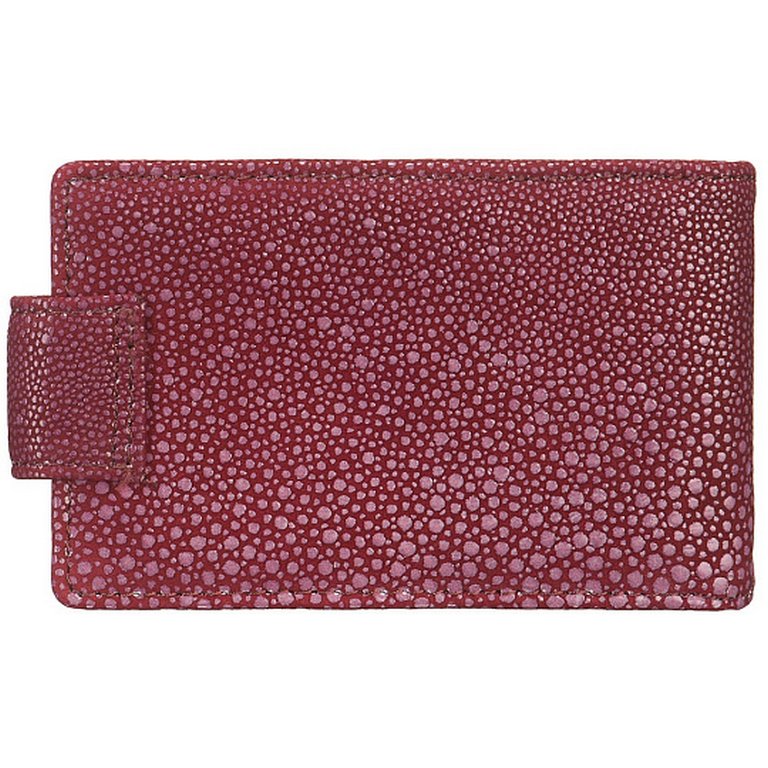 Визитница Dr.Koffer 11*7см на 48 визиток, темно-розовый