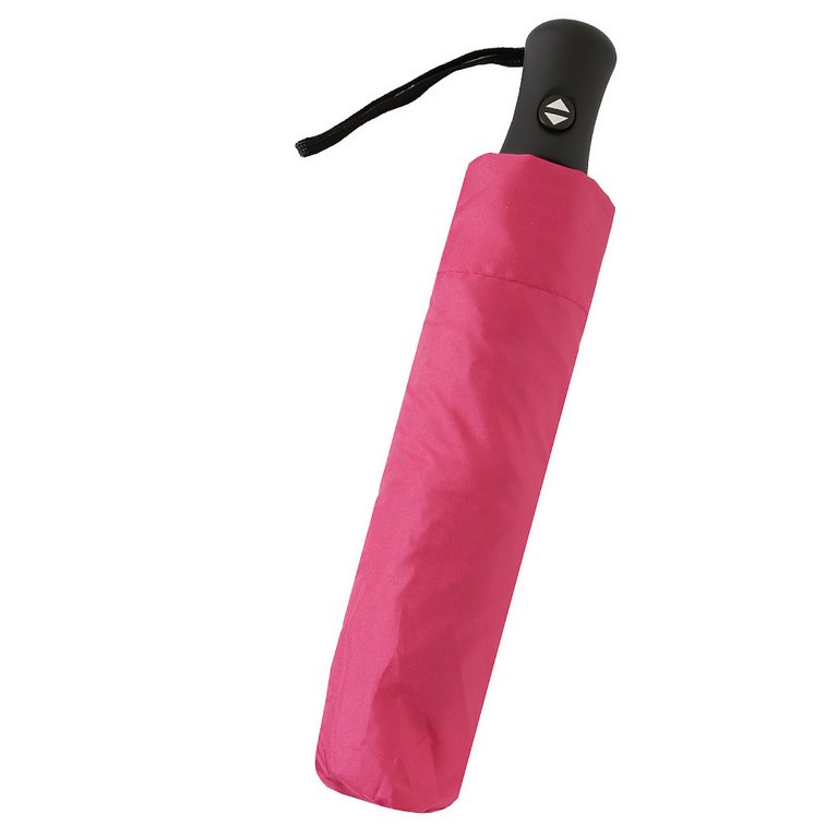 Зонт женский автомат Fabretti, 3 сложения, эпонж, фуксия