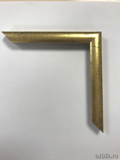 Рамка для фотографий 21*30 см пластик цв. золото (с патиной)