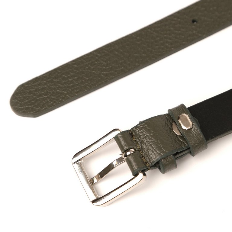 Ремень FABRETTI женский, натуральная кожа, размер 125, хаки