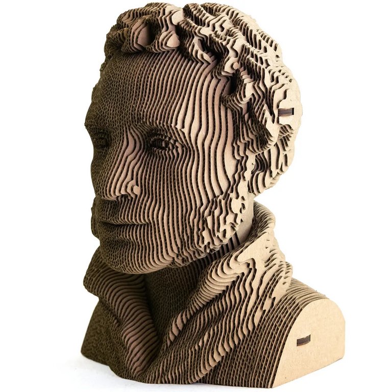 Сборная модель из гофрокартона "Пушкин" h=18см, 119 дет., 6+, 5cult