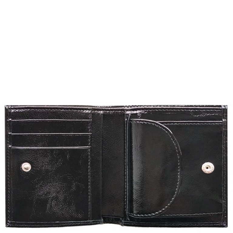 Портмоне D.Morelli женское "Барокко" нат. кожа,  цвет черный