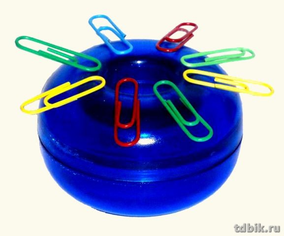 Диспенсер для скрепок магнитный открытый