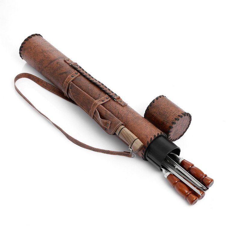 Набор туристический с шампурами "Спутник туриста" №15 в тубусе