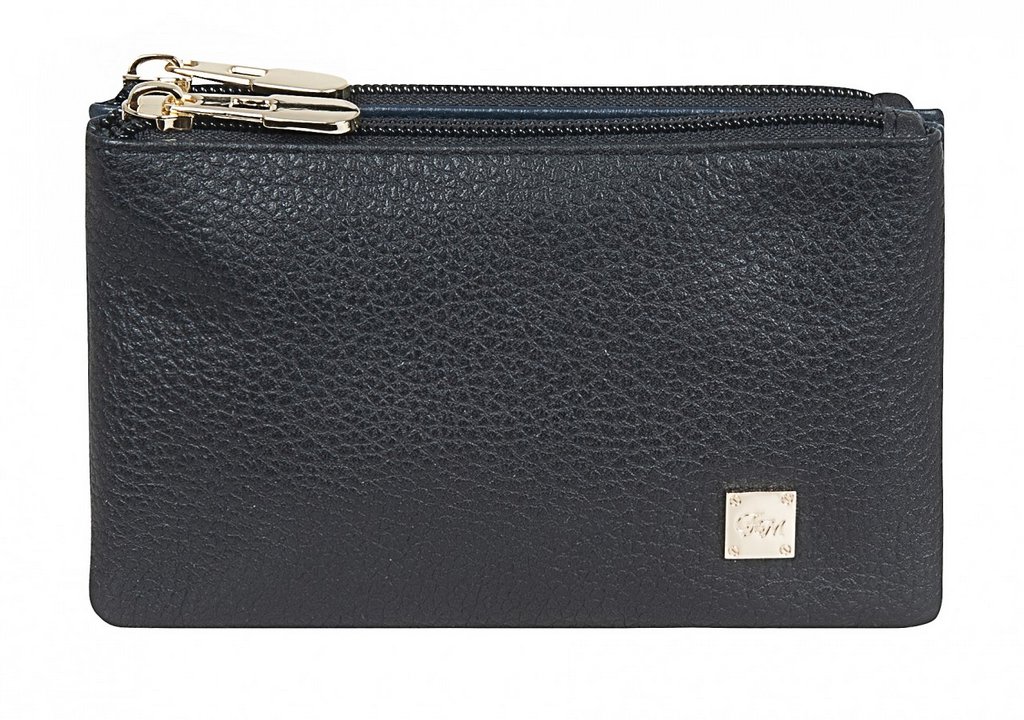 Портмоне Franchesco Mariscotti нат. кожа, черный