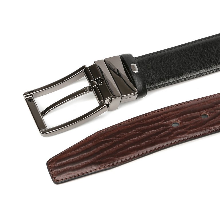 Ремень FABRETTI мужской, натуральная кожа, размер 120, коричневый